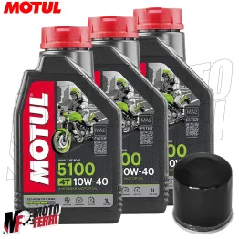 MF1793 - KIT TAGLIANDO 3 LT OLIO MOTUL 5100 10W40 FILTRO OLIO KAWASAKI KTM 2