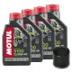 MF1798 - KIT TAGLIANDO 4 LT OLIO MOTUL 5100 10W40 FILTRO OLIO DUCATI APRILIA