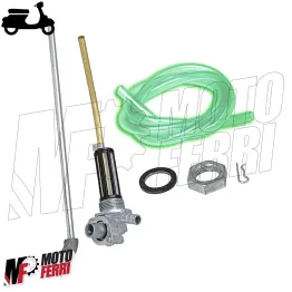 Rubinetto Benzina con Asta + 50 cm Tubo Vespa 50 Special R L N 125 ET3 Primavera 2