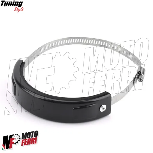 MF4738 Protezione Scarico Marmitta Terminale Nero Universale Moto Cross Enduro