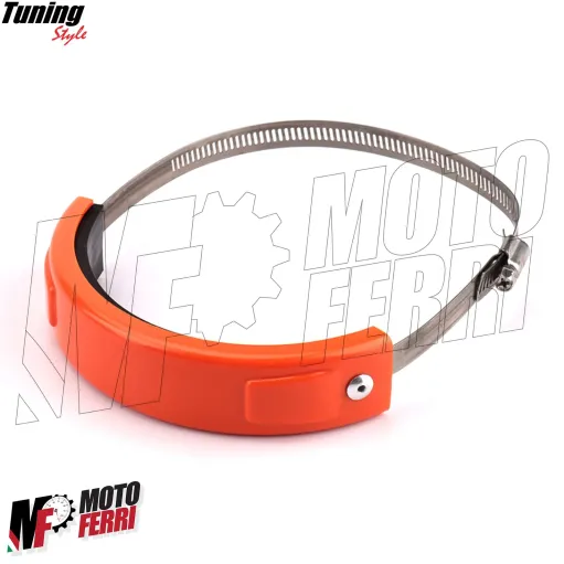 MF4741 Protezione Scarico Marmitta Terminale Arancione Universale Moto Cross