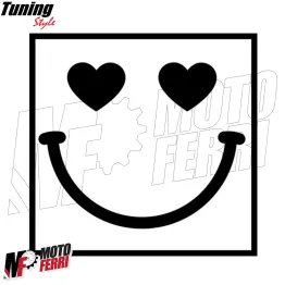 MF4742 - Adesivo Stiker Emoji per Faro Tondo tipo Vespa GTS LX Primavera PX 2
