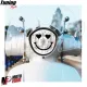 MF4742 - Adesivo Stiker Emoji per Faro Tondo tipo Vespa GTS LX Primavera PX