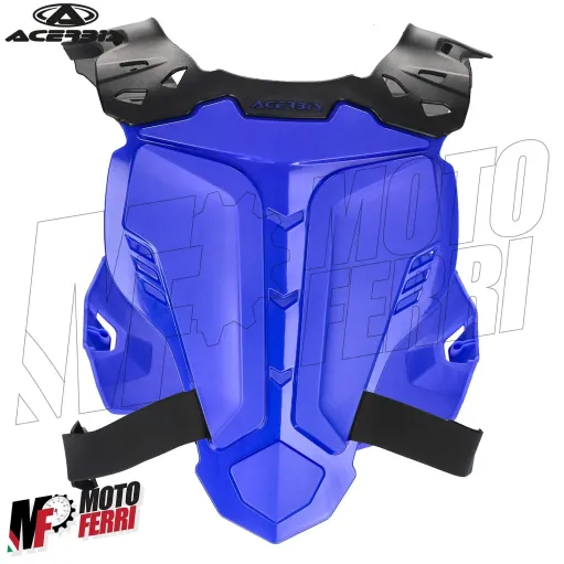 MF4749 Pettorina Protezione Acerbis Linear Blu Motocross Enduro MTB Tg Adulto