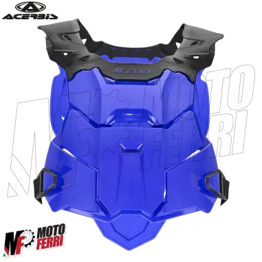 MF4749 Pettorina Protezione Acerbis Linear Blu Motocross Enduro MTB Tg Adulto