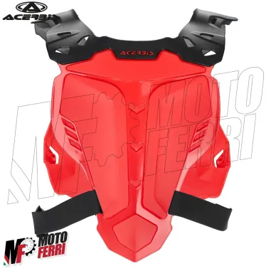 MF4750 Pettorina Protezione Acerbis Linear Rosso Motocross Enduro MTB Tg Adulto