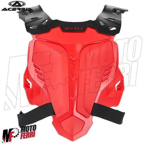 MF4750 Pettorina Protezione Acerbis Linear Rosso Motocross Enduro MTB Tg Adulto