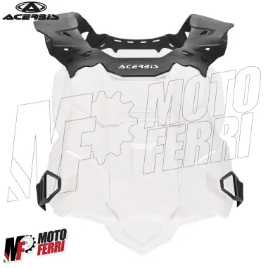 MF4751 Pettorina Protezione Acerbis Linear Bianco Motocross Enduro MTB Tg Adulto