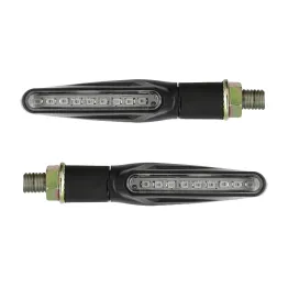 MF4758 Coppia Frecce Led Sequenziali Myra Parts Universali per Moto Scooter 9cm