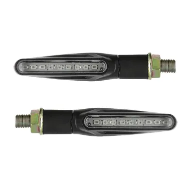 MF4758 Coppia Frecce Led Sequenziali Myra Parts Universali per Moto Scooter 9cm