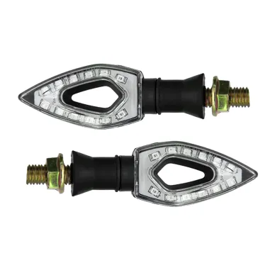 MF4760 Coppia Frecce Led Sequenziali Myra Parts Universali per Moto Scooter 85mm