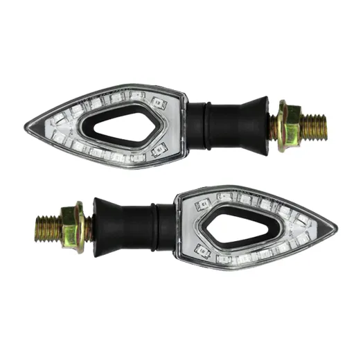 MF4760 Coppia Frecce Led Sequenziali Myra Parts Universali per Moto Scooter 85mm