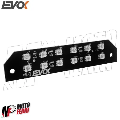 MF4765 Faro Stop Posteriore Led Rosso Vespa 50 Special 12V by Evok Fanalino