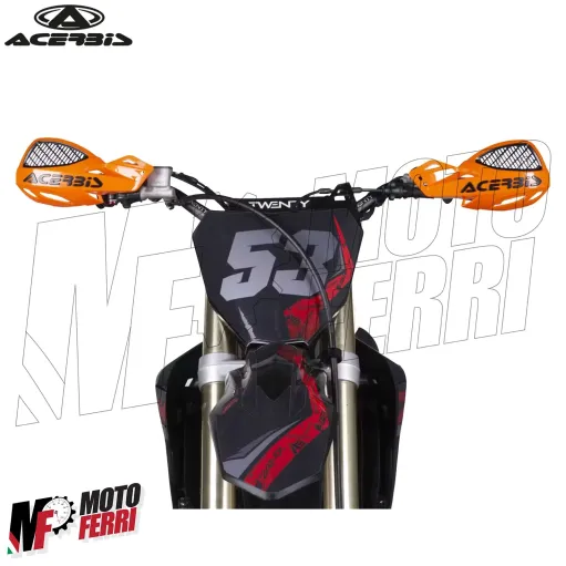 MF4766 Paramani Acerbis Uniko Vented Arancione/Nero Universale Moto Cross Enduro