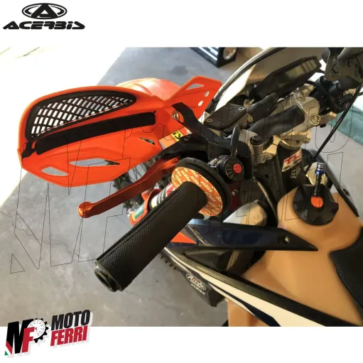 MF4766 Paramani Acerbis Uniko Vented Arancione/Nero Universale Moto Cross Enduro