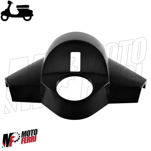 MF0797 - Coperchio Manubrio Coprimanubrio Nero da Verniciare Vespa PK S 50 125