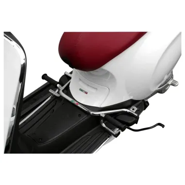 MF4769 - Pedana Poggiapiedi Passegero Cromata Faco Vespa Primavera 50 125 150 cc