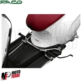 MF4769 - Pedana Poggiapiedi Passegero Cromata Faco Vespa Primavera 50 125 150 cc 2