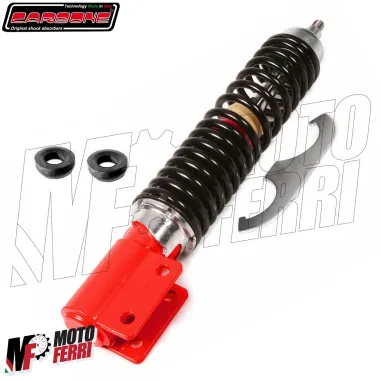 Ammortizzatore Anteriore Regolabile Carbone Rosso Nero Vespa PX T5 125 150 200