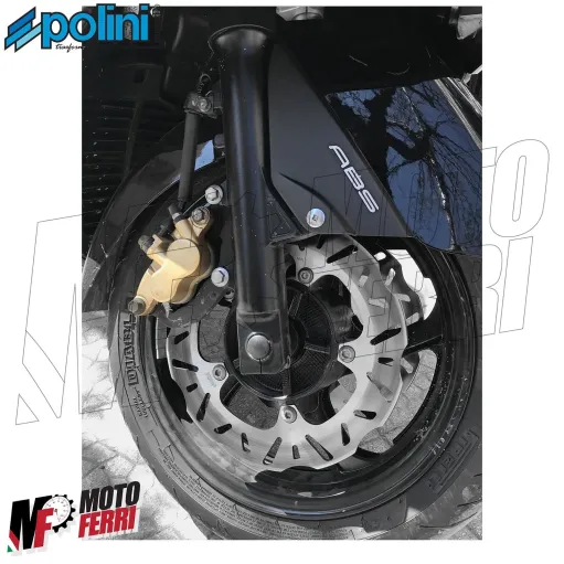 MF2537 Dischi Freno Anteriore Wave Polini Yamaha TMax 500 530 560 (2004/2024)