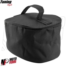MF4772 Borsa Valigia Morbida Nera per Vano Sottosella Universale Scooter 2