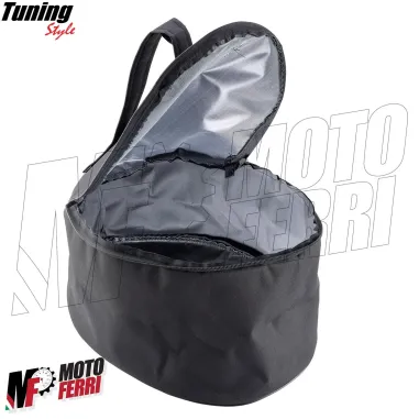 MF4772 Borsa Valigia Morbida Nera per Vano Sottosella Universale Scooter