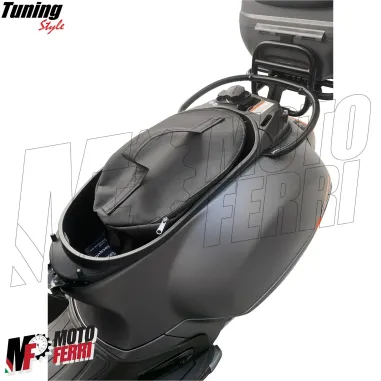 MF4772 Borsa Valigia Morbida Nera per Vano Sottosella Universale Scooter