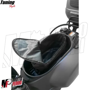 MF4772 Borsa Valigia Morbida Nera per Vano Sottosella Universale Scooter