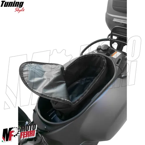 MF4772 Borsa Valigia Morbida Nera per Vano Sottosella Universale Scooter
