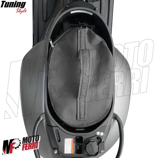 MF4772 Borsa Valigia Morbida Nera per Vano Sottosella Universale Scooter