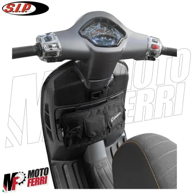 Borsa Nera Portaoggetti Universale Vespa PX GTS LX Primavera T5 125 150 200 300