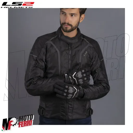 MF4780 Giacca Moto LS2 Sepang 4 Stagioni Cordura Impermeabile con Protezioni