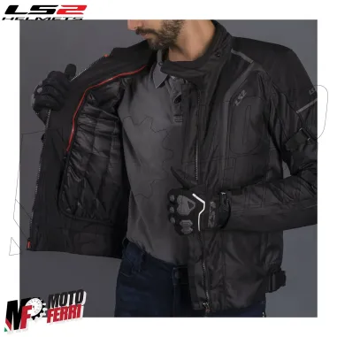 MF4780 Giacca Moto LS2 Sepang 4 Stagioni Cordura Impermeabile con Protezioni
