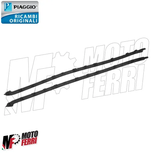MF4781 Kit 2 Strisce Pedana Poggiapiedi Originali Vespa GTS Super Sport HPE