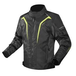 MF4783 Giacca Moto LS2 Sepang 4 Stagioni Impermeabile Protezioni Giallo / Nero