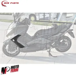 MF4787 Fianchetto Carena Inferiore Sinistro Nero Yamaha TMax 500 mod 2008 / 2011 2