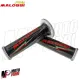 MF2656 Coppia Manopole Malossi Gas Silicone Grip Nero Scooter Universali