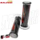 MF2656 Coppia Manopole Malossi Gas Silicone Grip Nero Scooter Universali