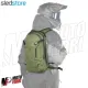 MF4798 - Zaino Sledstore 12L Verde Militare per Moto Scooter Cross Enduro