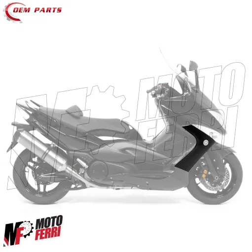 MF4801 Fianchetto Carena Destro Nero Opaco per Yamaha TMax 500 mod 2008 / 2011