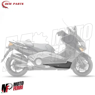 MF4804 Spoiler Sotto Pedana Destro Nero Lucido Yamaha TMax 500 mod 2001 / 2007