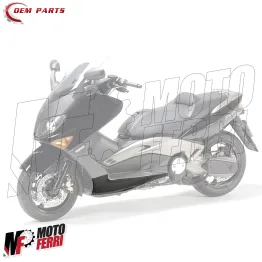 MF4803 Spoiler Sotto Pedana Sinistro Nero Lucido Yamaha TMax 500 da 2001 a 2007 2