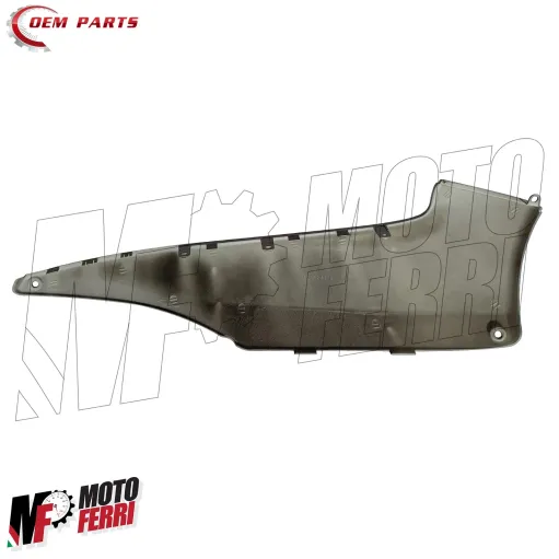 MF4803 Spoiler Sotto Pedana Sinistro Nero Lucido Yamaha TMax 500 da 2001 a 2007