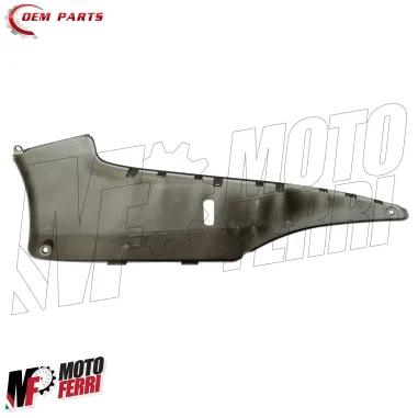 MF4804 Spoiler Sotto Pedana Destro Nero Lucido Yamaha TMax 500 mod 2001 / 2007