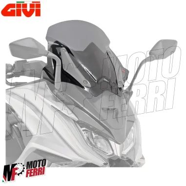 MF2614 Cupolino Fume' Sport Givi per Kymco AK550 dal 2017 al 2024