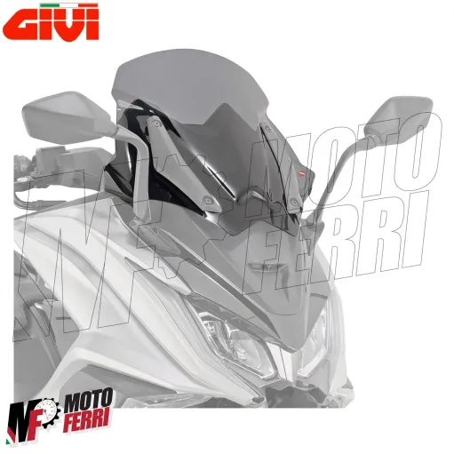 MF2614 Cupolino Fume' Sport Givi per Kymco AK550 dal 2017 al 2024
