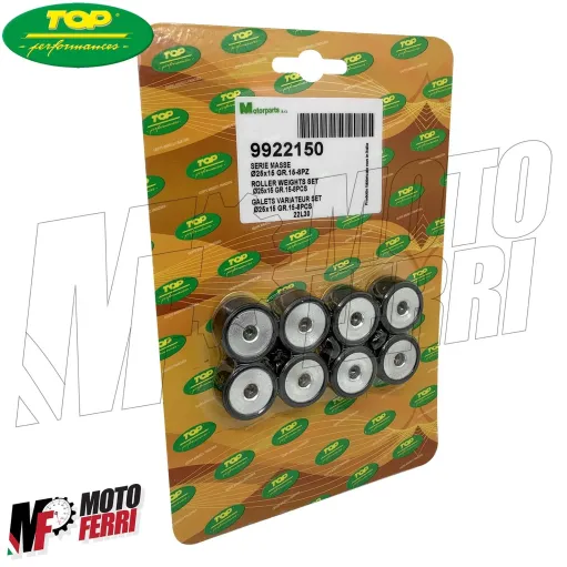 MF4806 Rulli Massette Top Performance Variatore Gr 15 Yamaha TMax 500 530 560
