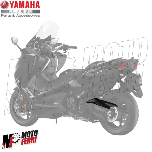 MF4808 Copri Cinghia Trasmissione Esterna per Yamaha Tmax 530/560 mod 2017-2024