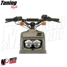 MF2213 Manubrio Naked + Supporto Nero MBK Booster Spirit Yamaha BWS 50 2T 2