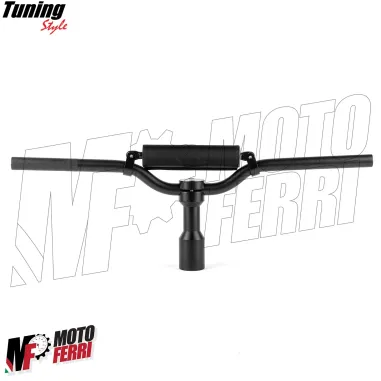 MF2213 Manubrio Naked + Supporto Nero MBK Booster Spirit Yamaha BWS 50 2T